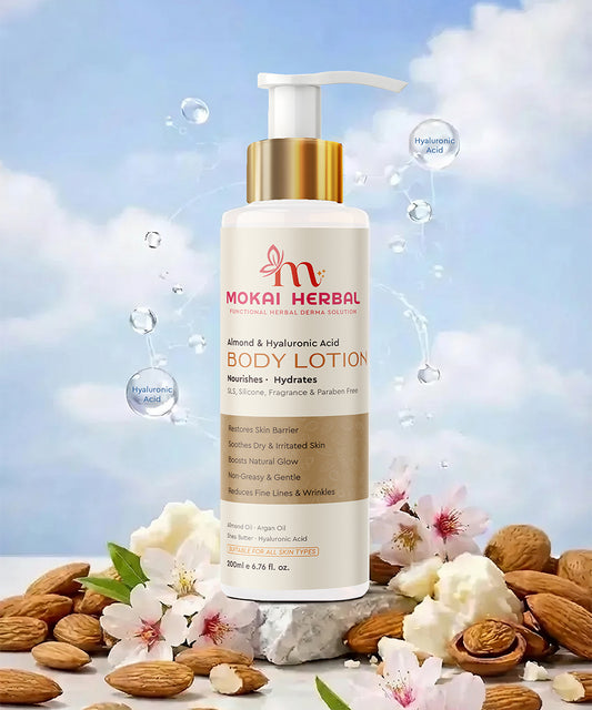 Mokai Herbal Hyaluronic Acid & Almond Body Restore Lotion