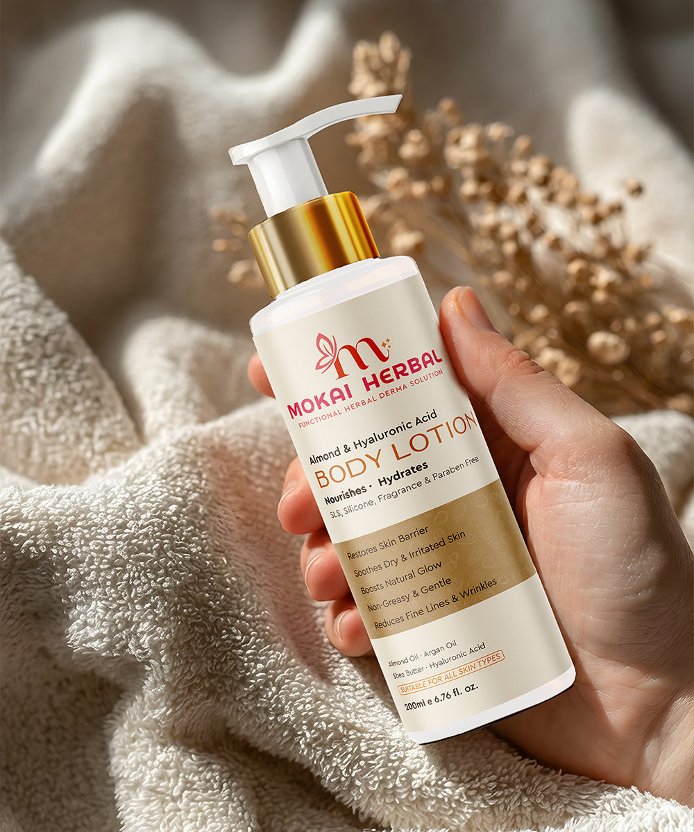 Mokai Herbal Hyaluronic Acid & Almond Body Restore Lotion