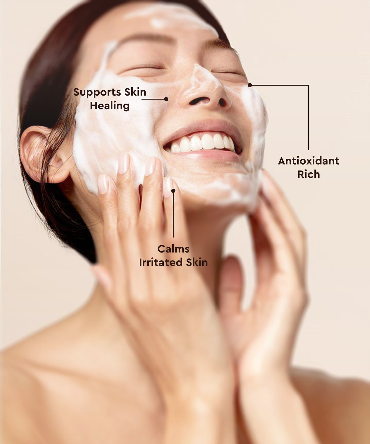Mokai Herbal Saffron & Rosemary Face Wash