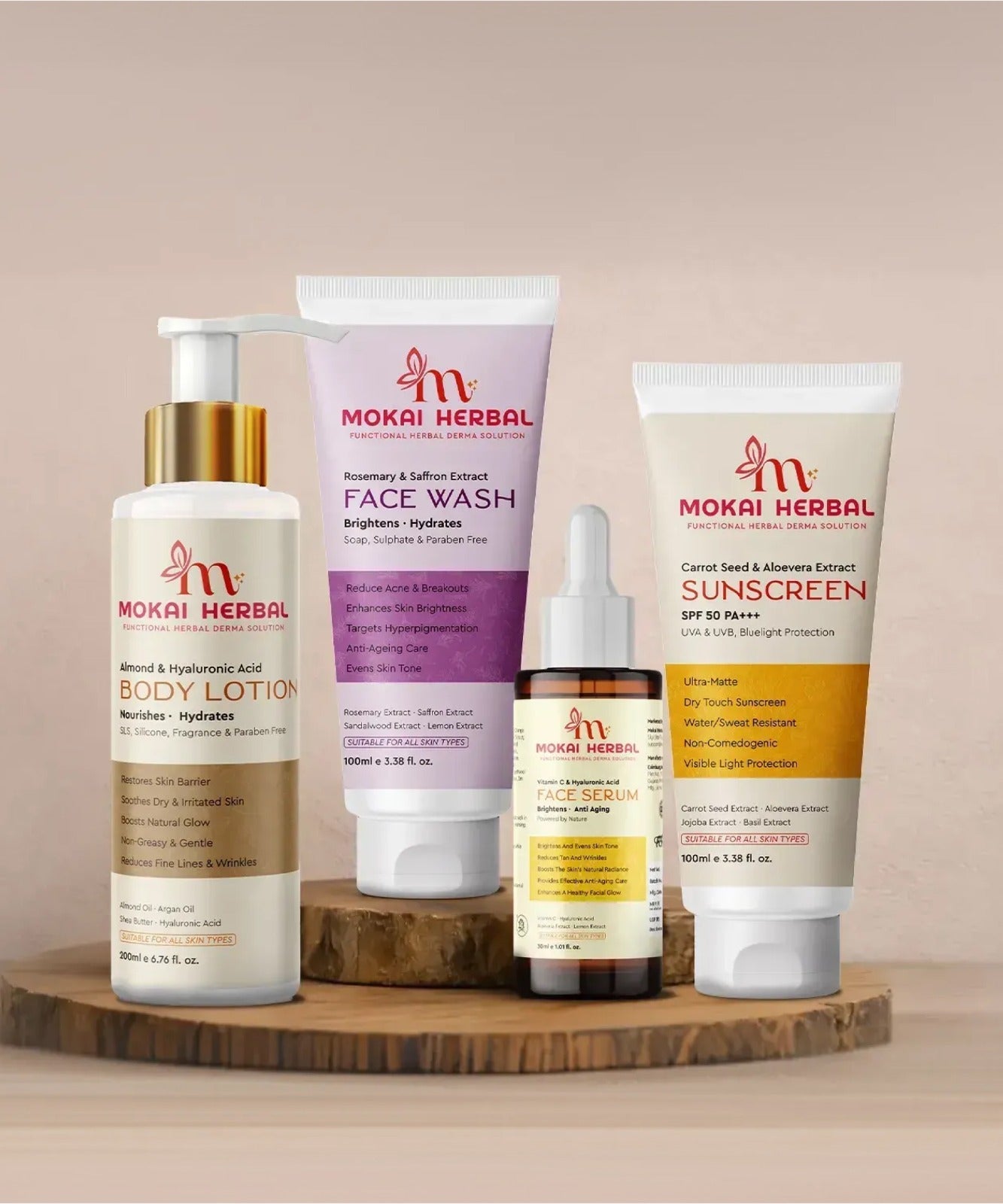 Mokai Herbal Complete Skin Defense Kit